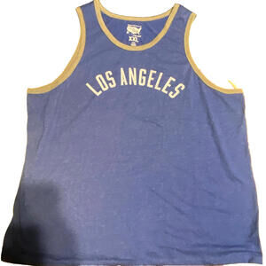Local Pride Los Angeles Men's Heather Blue/Gray Tank Top Size 2XL